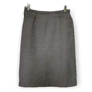 Vintage Talbots Petite Houndstooth Pencil Skirt